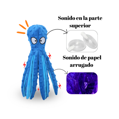 Juguete Para Perro Pulpo De Peluche